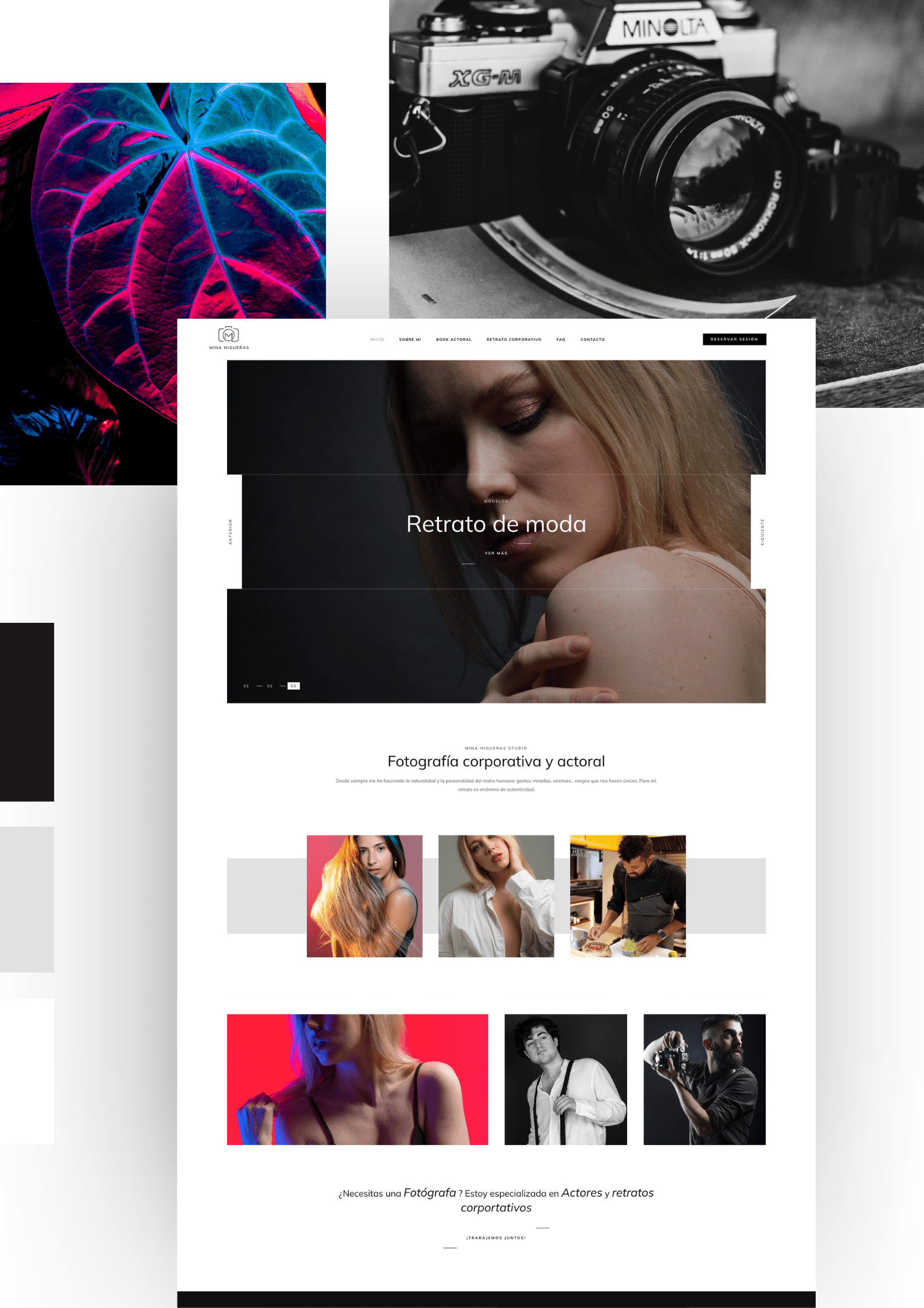 pagina web a medida para fotografa